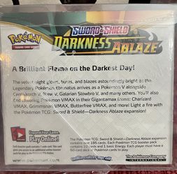 Pokémon TCG: Sword & Shield Darkness Ablaze Booster Box, 36 Booster Packs  (174-81712)