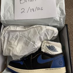 NEW - Nike Jordan 1 x Union x Fragment - SIZE 11 - Sport Royal