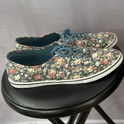 Vans Floral Print Canvas Shoes – Size 9