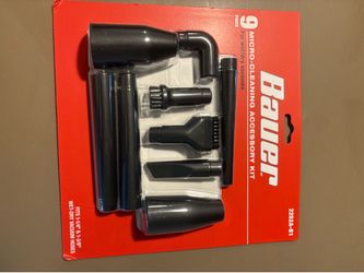 Bauer 9 piece micro cleaning kit for vacuums