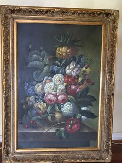 Large Floral Painting