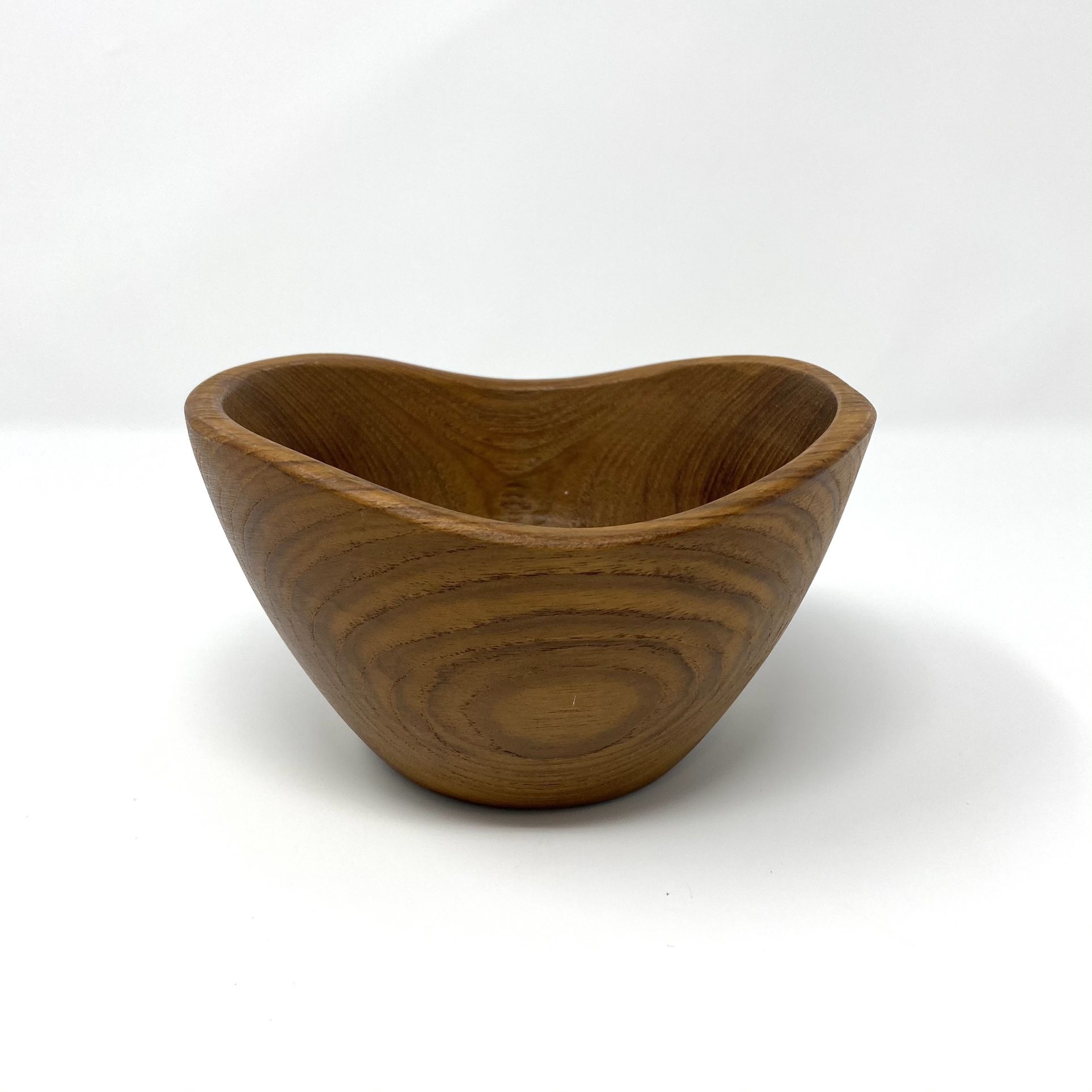 Vintage hand carved wooden bowl 