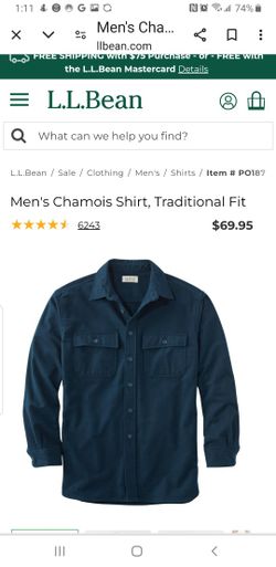 LL Beean Chamois Cloth Shirt