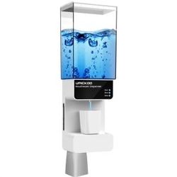 Automatic Mouthwash Dispenser – 650ML Touchless, Wall-Mount or Countertop, 3 Dispense Settings, Magnetic Cups, 