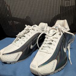 Nike Shox R4 Size 7 Women's Iridescent/White 