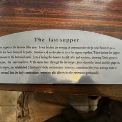 Last Supper Setting 