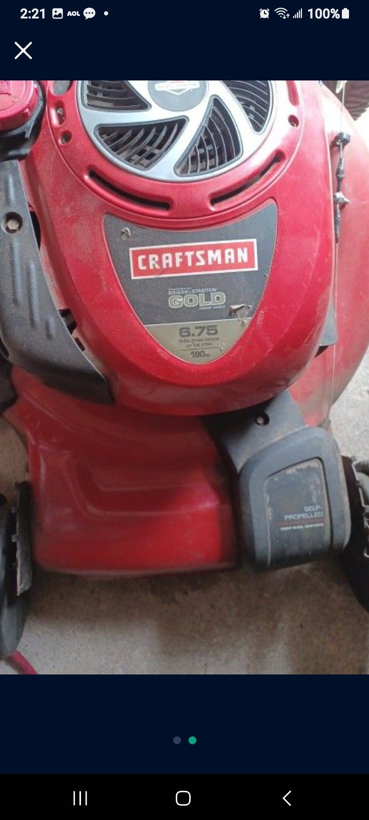 LAWNMOWER CRAFTSMAN