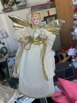Angel Christmas Tree Topper -each