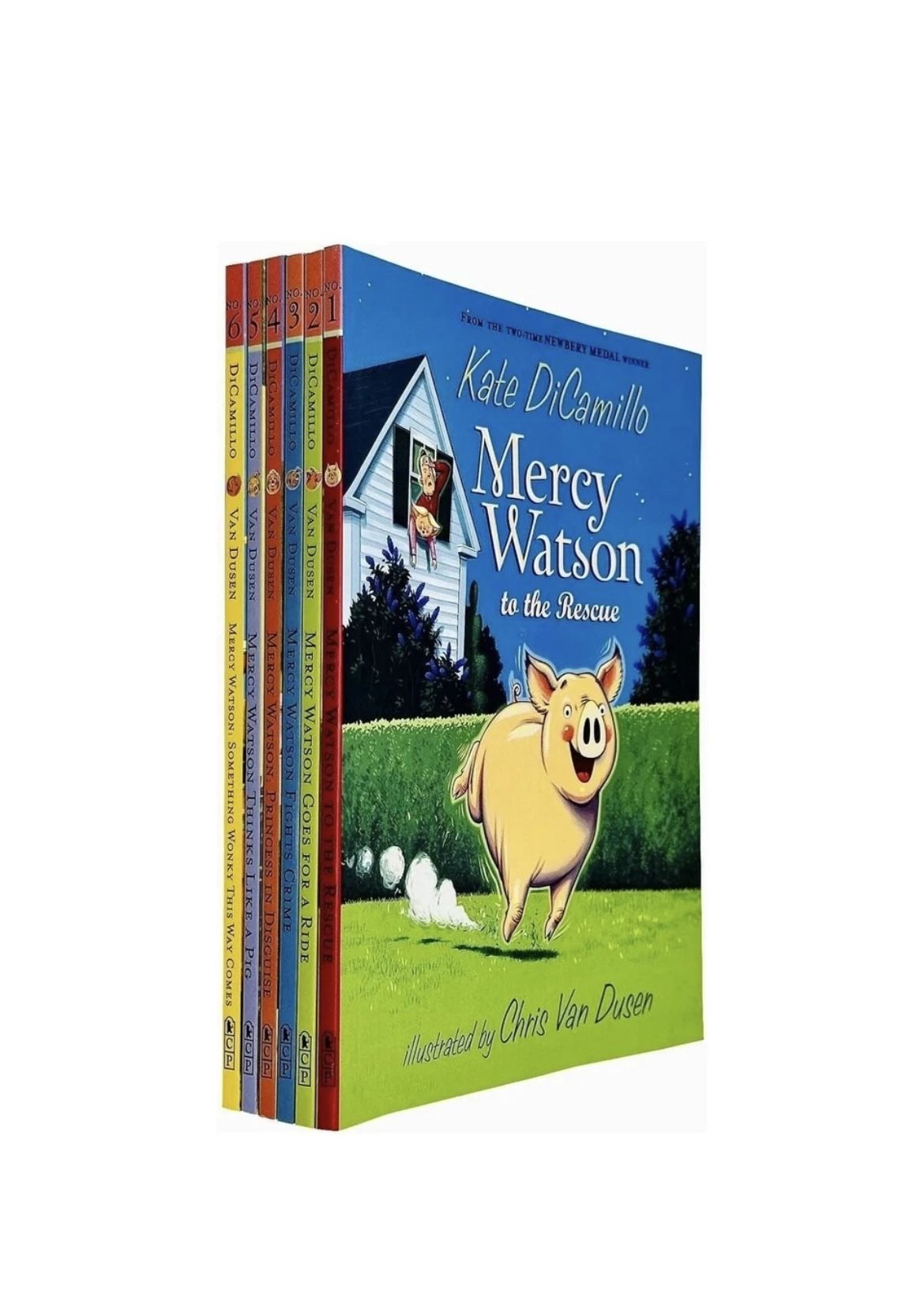 Mercy Watson Series 1-6 Books Collection Set By Kate Dicamillo