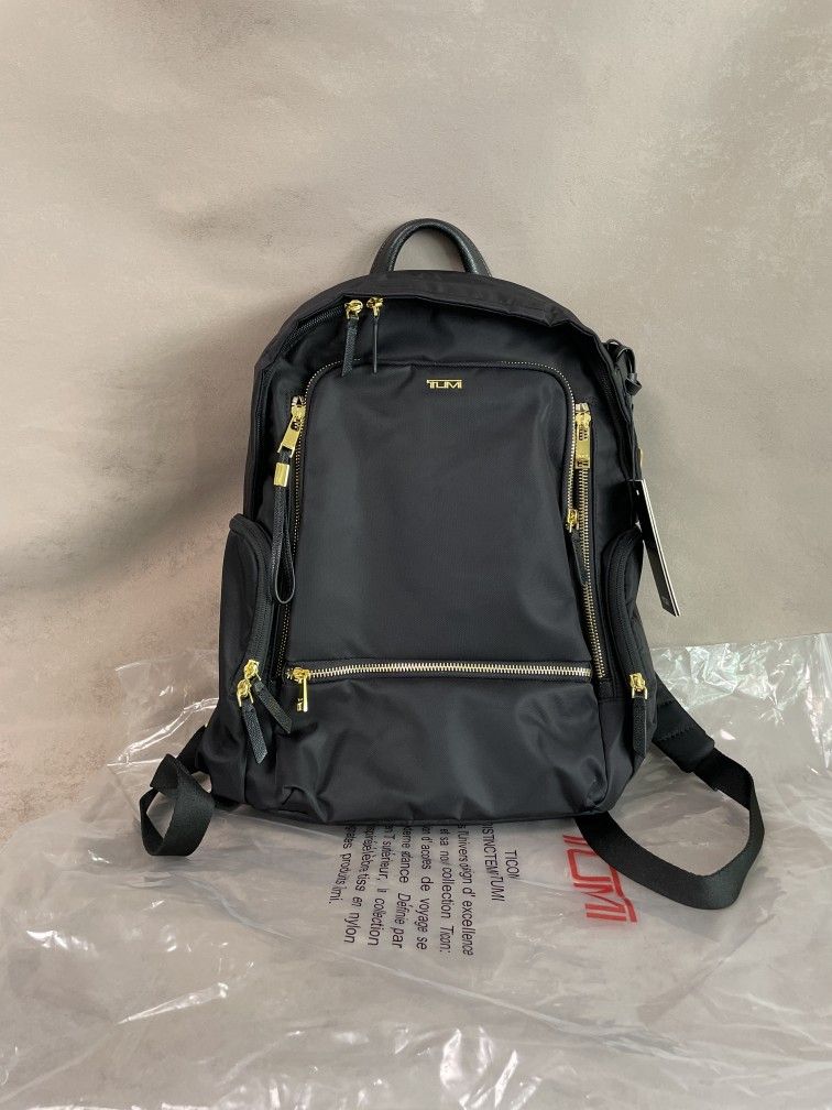 TUMI VOYAGEUR Celina Backpack Black/Gold