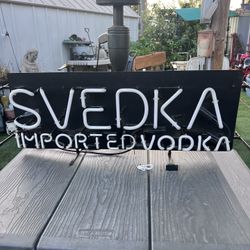 SVEDKA VODKA - WORKS! - APPROX 33" BY 15"