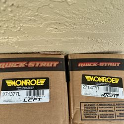 Brand new Monroe Shocks and struts