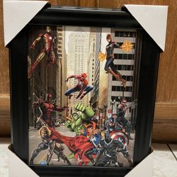 Avengers. Pokemon. Picture Frame