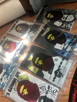 bape tees singles $30 5 pc $105 17 pc $17 per