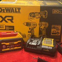 Brand New 2025 Dewalt 20V 6Ah Flex Volt Battery and Charger