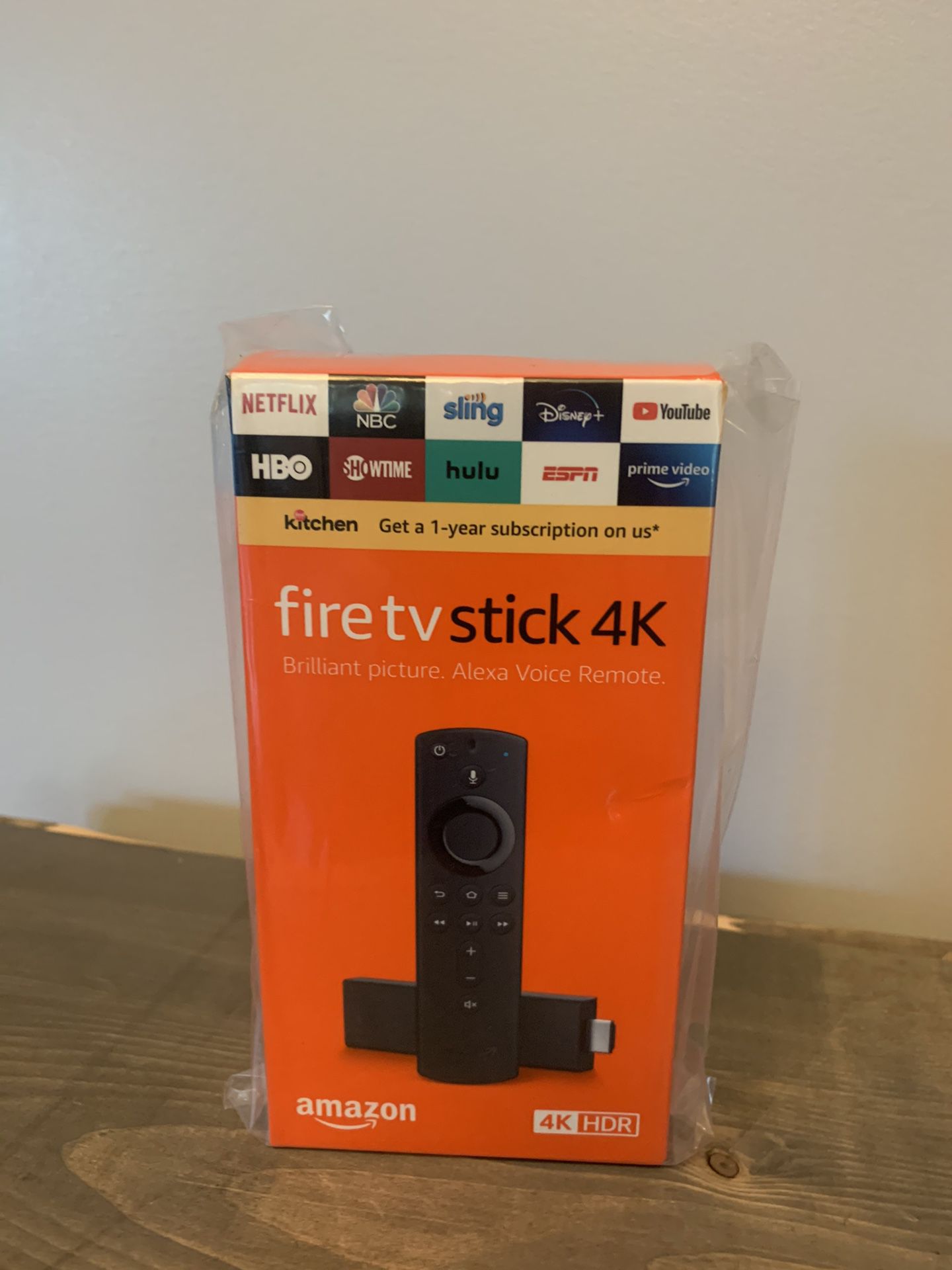 Fire TV Stick 4K streaming device with Alexa built in