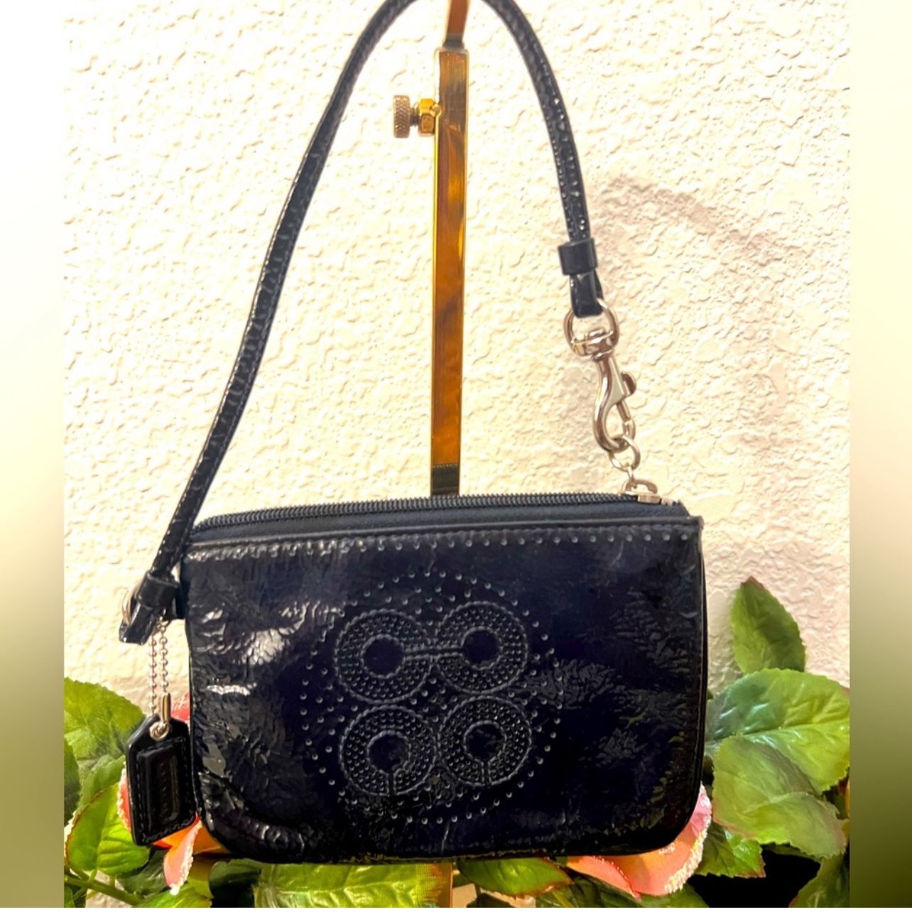 Coach Patent Wristlet Authentic