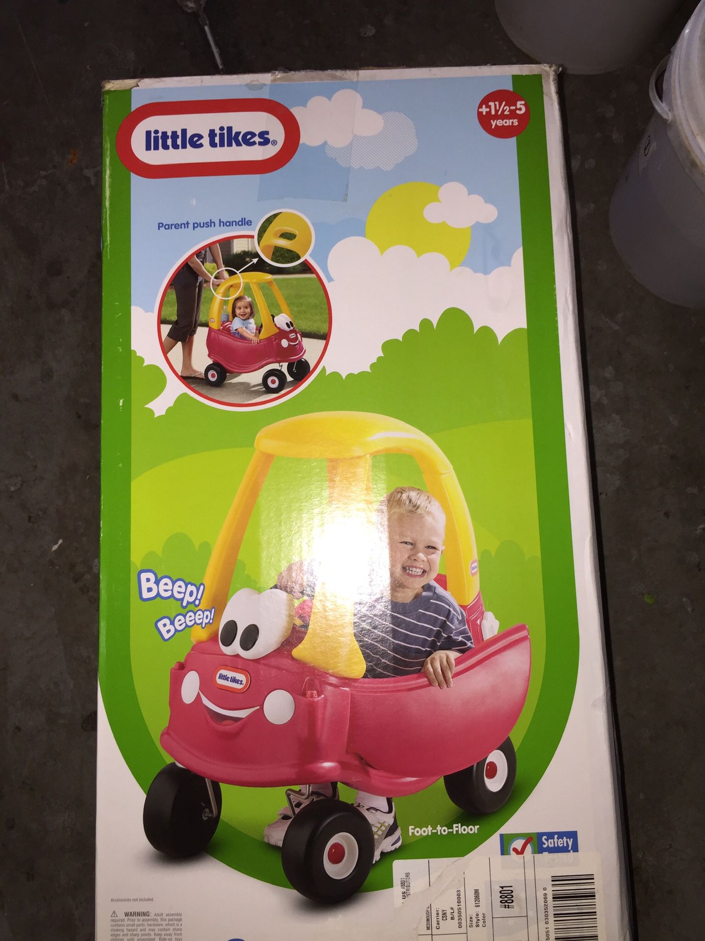 Little tikes coupe car fully assembled in good condition kids toys baby push car vehicle accessories jewelry holder organizer makeup clothes shoes pu