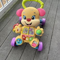 Puppy walker for infants learning to walk