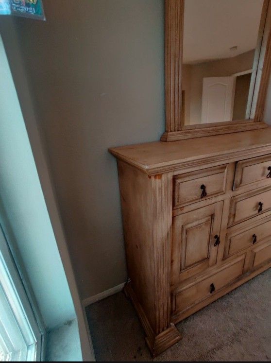 Bed Frame And Dresser