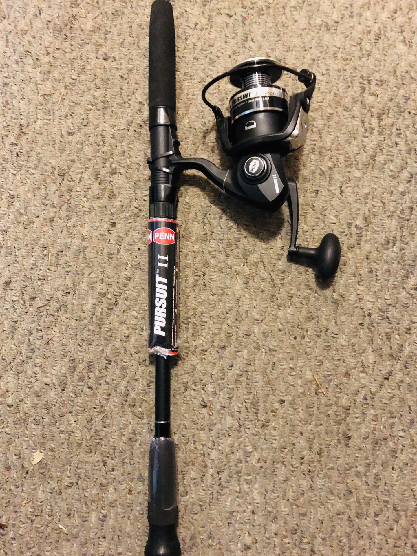 PENN Pursuit II 6000 series 8ft Fishing Pole/Spinning Reel NEW