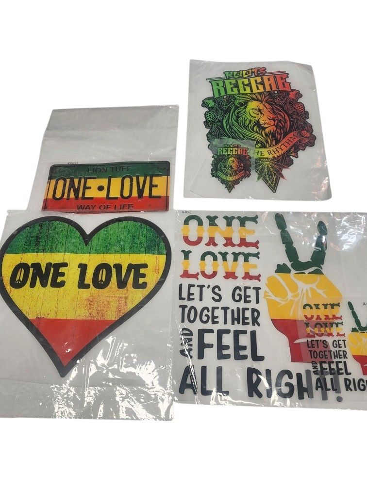 Reggee Iron On Heat Transfers