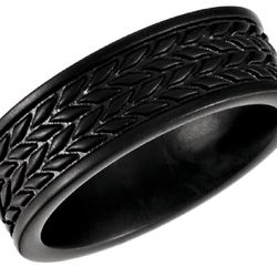 Men Wedding Band Cobalt