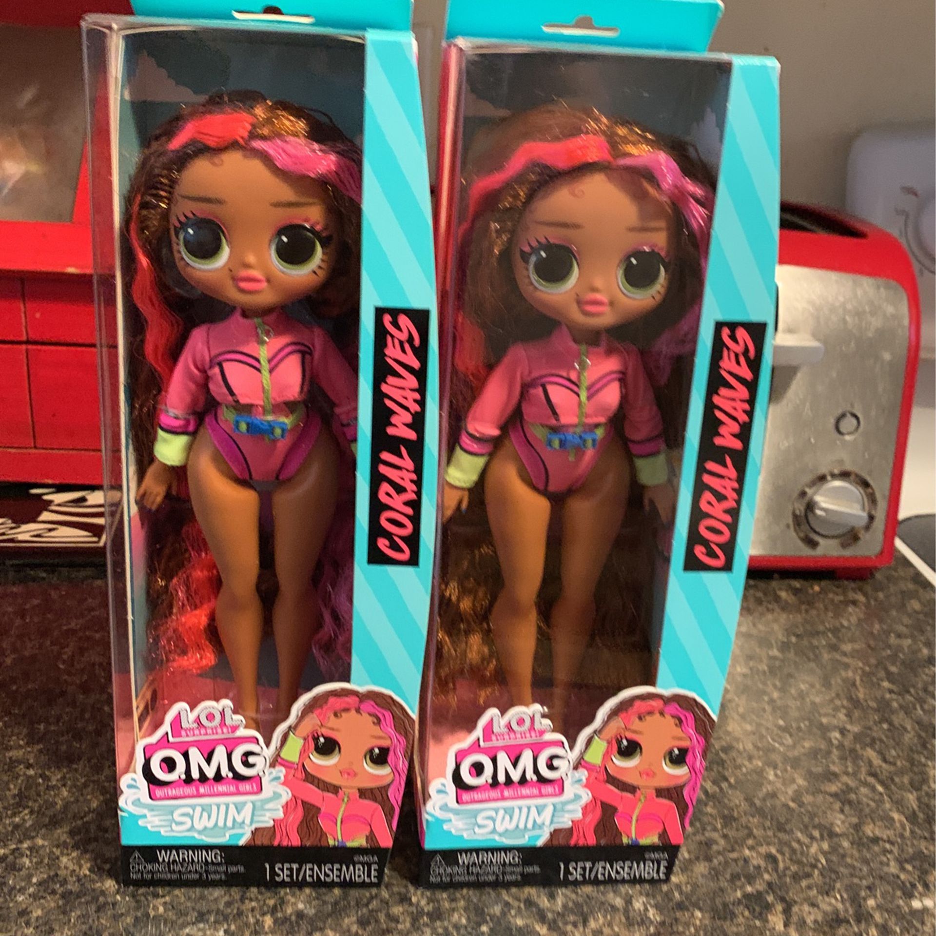 LOL O.M.G Swim Dolls-2 Items ($29.98+ Value)