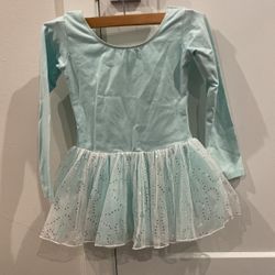 Ballerina Costume Blue With Silver Sparkle Tutu Girls Skirt Size 4–6