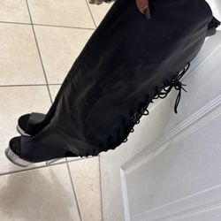 STRIPPER BOOTS HEELS