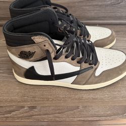 Nike Air Jordan 1 Retro High OG SP Travis Scott Mocha, size: Men US14