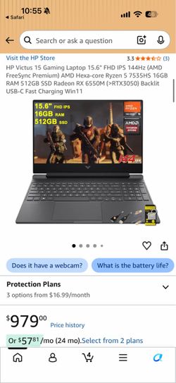Gaming laptop