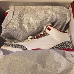 Jordan 3 Red Cardinal 