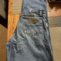 1 Pair Men’s Wrangler George Strait Collection Jeans Sz 31x34 