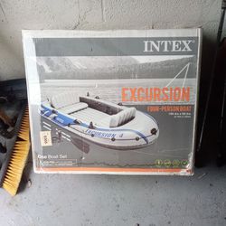 Excursion 8' Inflatable Boat W/ 30#Thrust Motor
