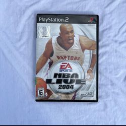 NBA Live 2004 - Playstation 2 Game Complete w/ Manual