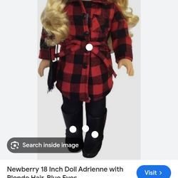 Brand New Berry 18-in Doll Name Adrienne 
