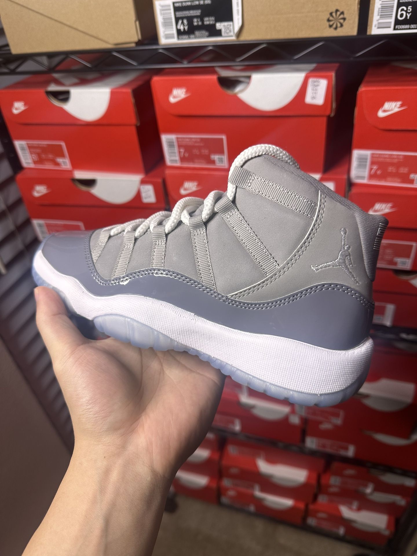 Nike Air Jordan 11 Cool Grey Size 6Y Brand New