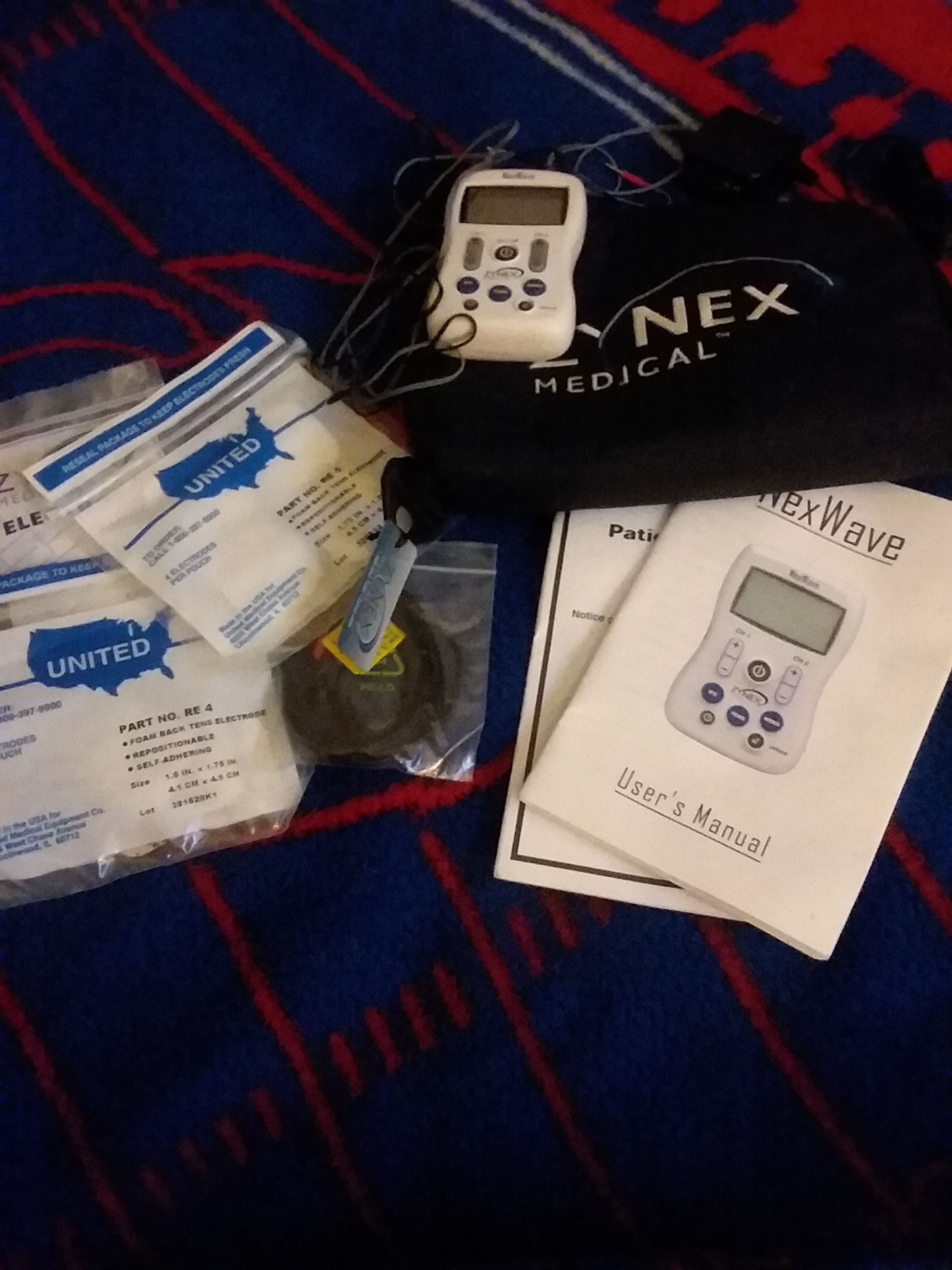 READ* Zynex Medical NexWave TENS IFC NMES Kit Unit With Accessories -  electronics - by owner - sale - craigslist