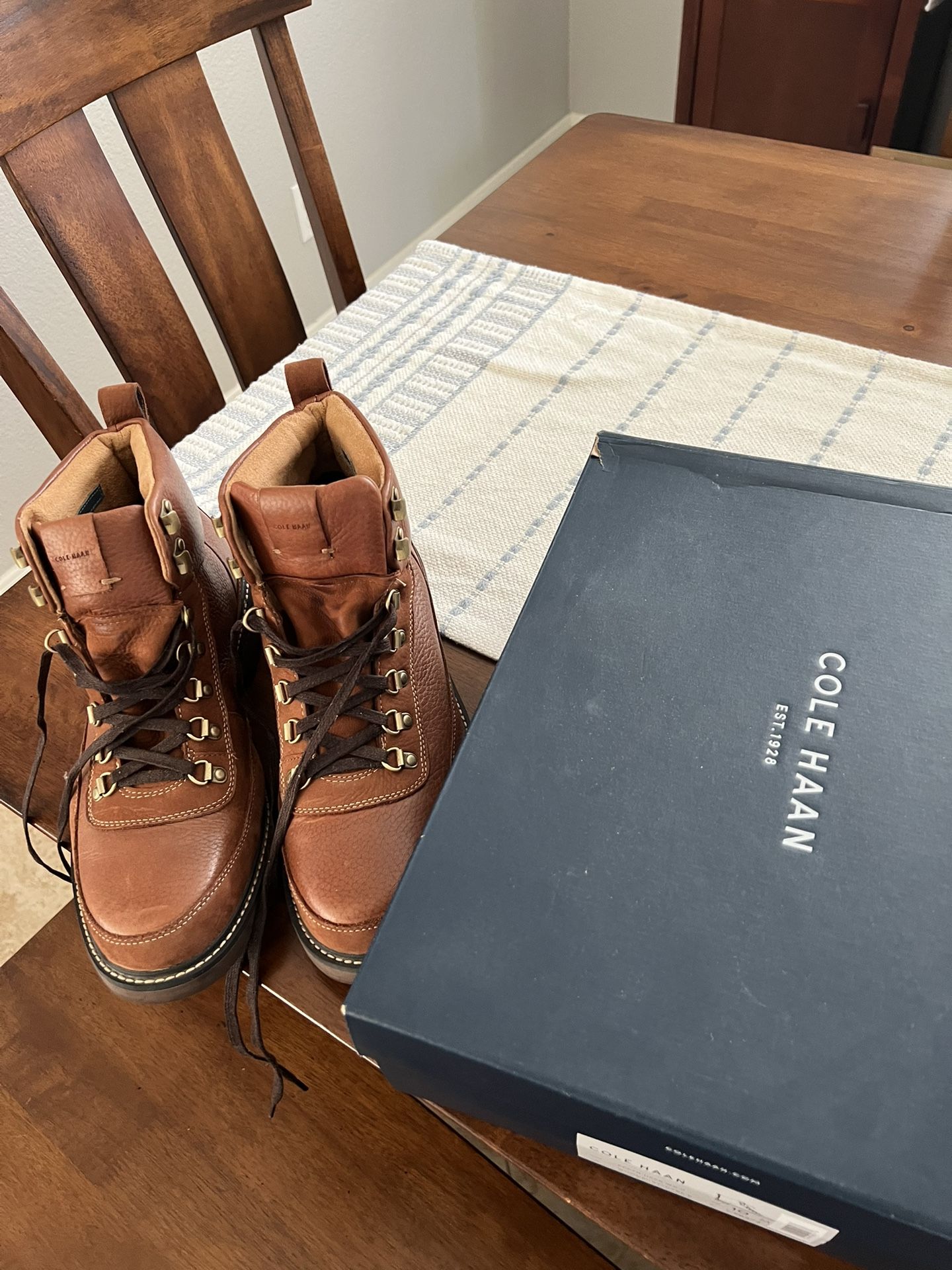 Cole Haan Keaton Waterproof Leather Hiker Boot Cole Haan Keaton Hiker II Waterproof C26273 size 10.5 | eBay main image 3