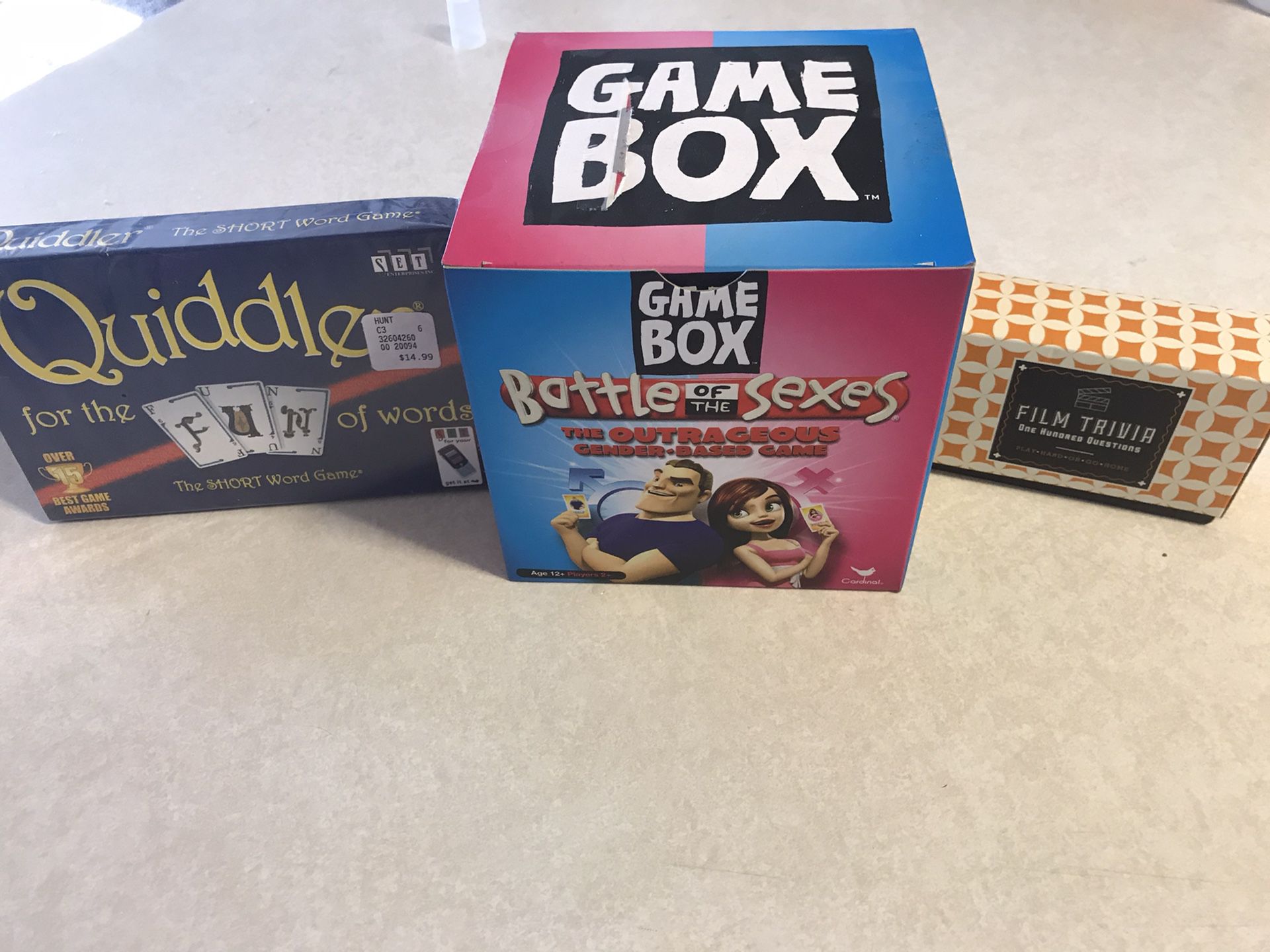 Board Games (Set of 3)