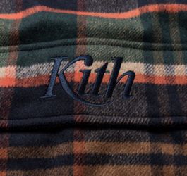 Kith harrison plaid flannel cheap hoodie