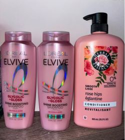 L'Oréal Elvive Shampoo & Herbal Essences Conditioner Bundle