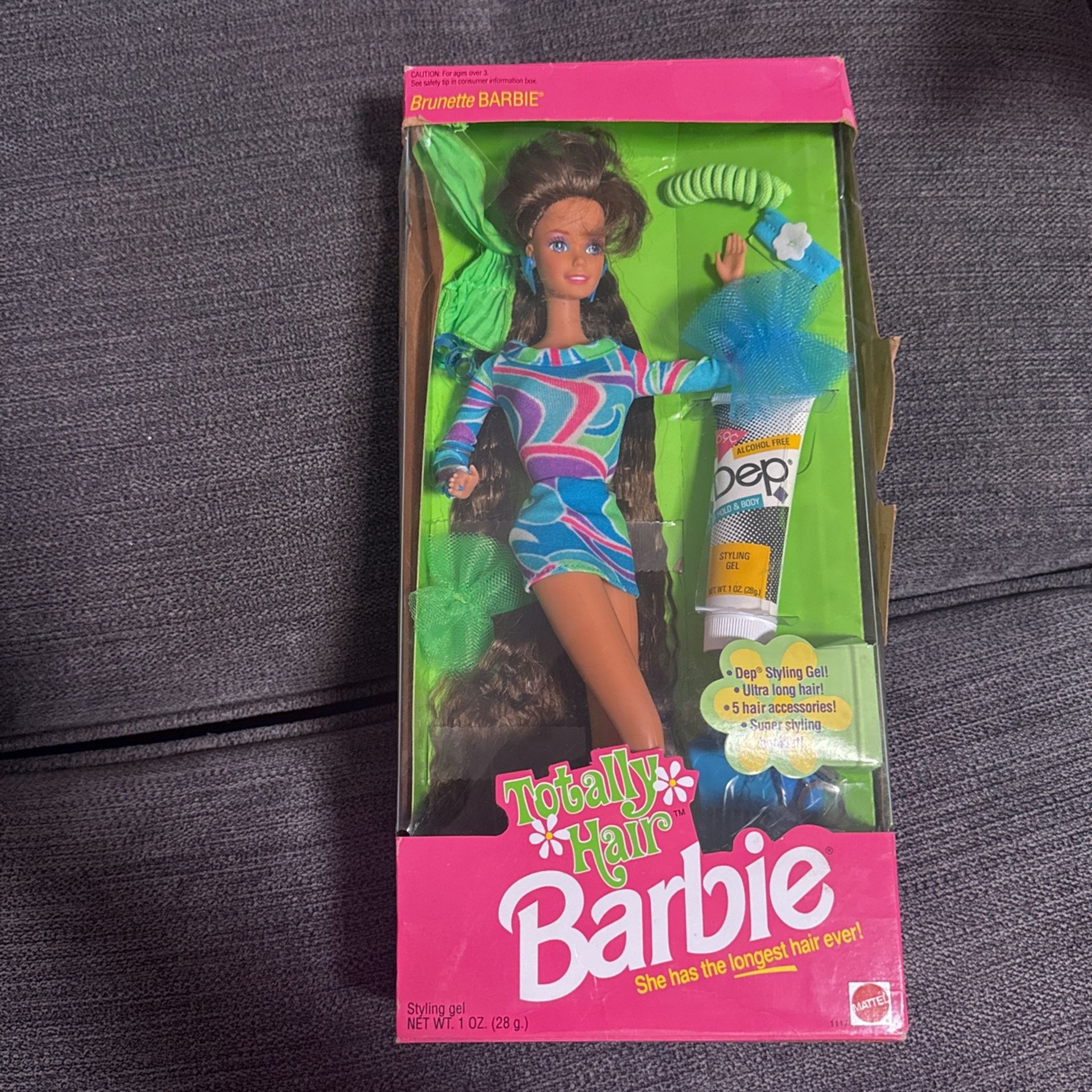 1991 Totally Hair Brunette Barbie