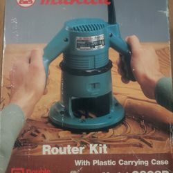 Makita Router 3608B W/Case/Tools *New*