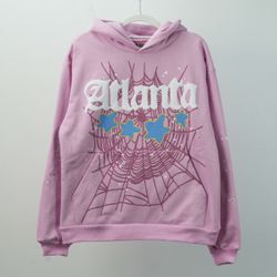 Pink Sp5der atlanta hoodie