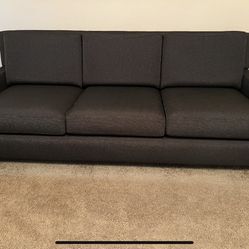 Single Black Color Sofa