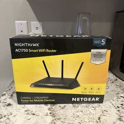 Netgear Nighthawk AC1750 Smart Wi-Fi Router | Gaming & Streaming