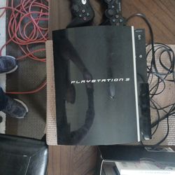 Playstation 3 fat with games
