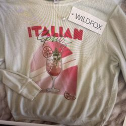 Wildfox Italian Spritz Sweatshirt